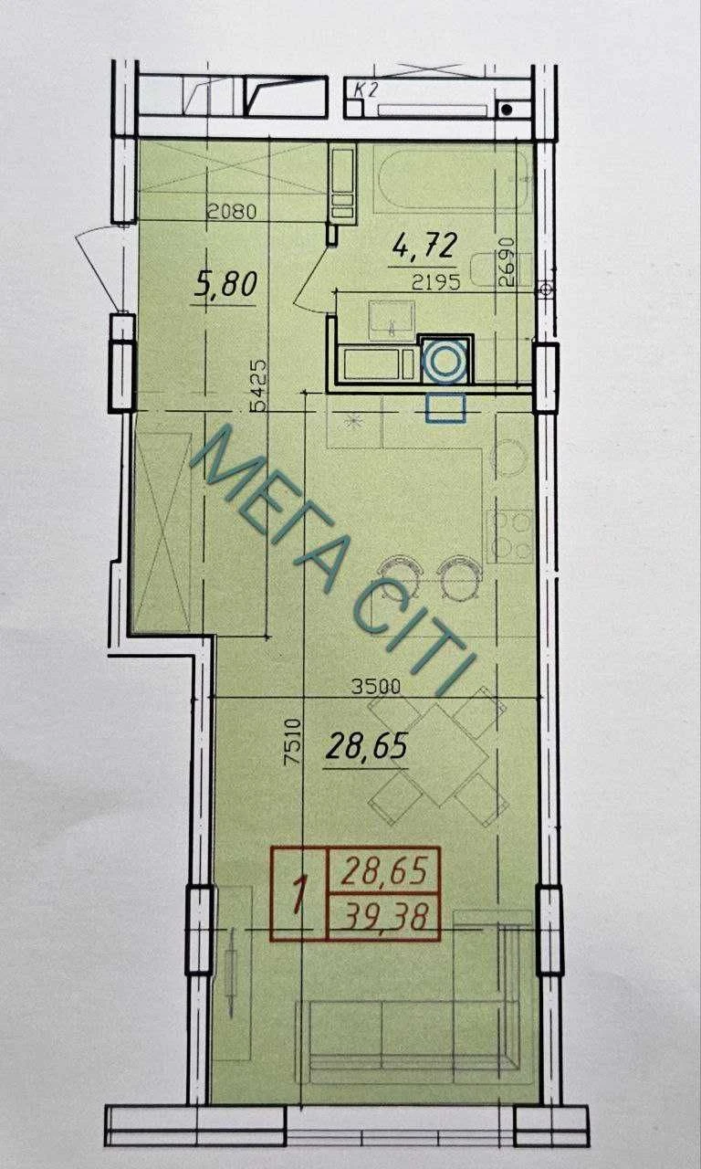 Продаж квартири біля метро!  Право власності-Податки мінімал