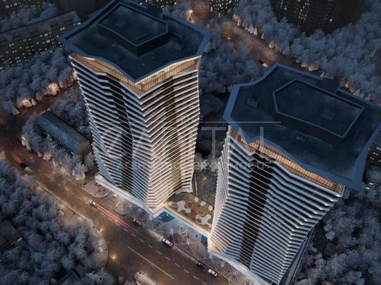 Продаж 1-кімнатної видової квартири без ремонту в ЖК Diadans
