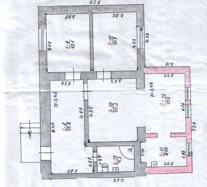 Продам 2 поверховий будинок в центрі міста Первомайськ