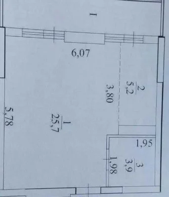 Продам 1-кімнатну квартиру в ЖК «Акварель-3» на вул. Пішонів
