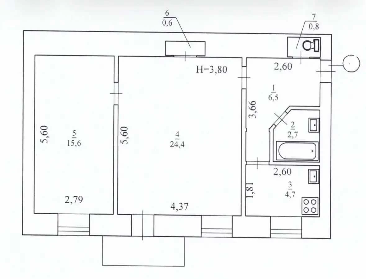 Продам 2-кімн. Федорова Івана вул. 10, 56 м.кв