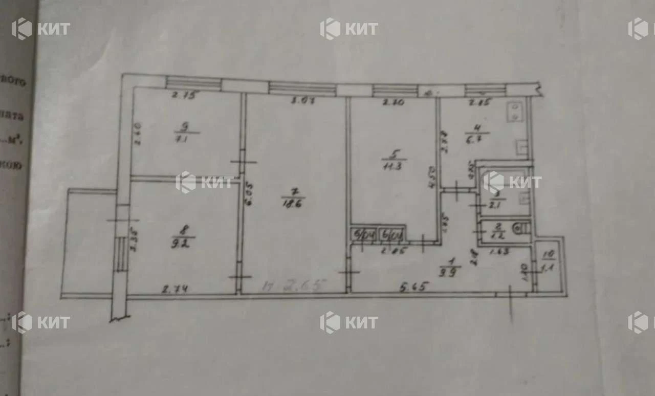 4к. 70м2 Холодная гора, Славы пр. 9, RE-136878 -  Продаж ква