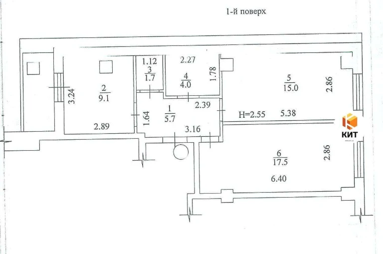 2к. 55м2 Одеська (Одесская, ЖК Макеевская, ул. Качановская)