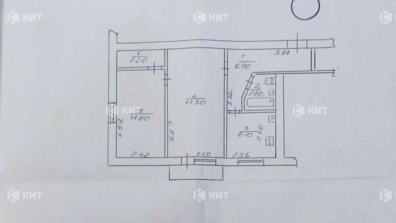 2к.47м2, Павлово поле ( м.23 Августа, ул. Клочковская) 13248