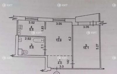 2к. 45м2 Одесская, Монюшко ул. 16, RE-133758 -  Продаж кварт