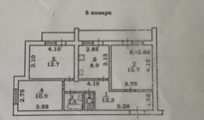 Продам 3-х комнатную квартиру на Вузовском, Таирова.