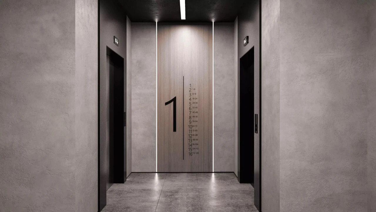 1-room apartment ready for renovation in the Sky Garden complex