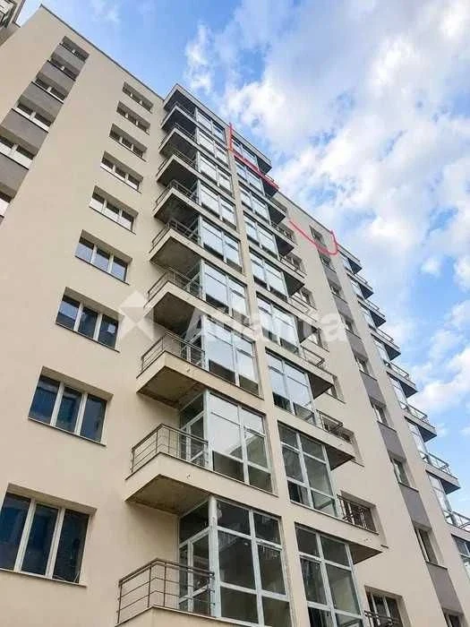 2-bedroom apartment, 62.7 m² | 9th floor of 9 | View of Vysoky Zamok | Zamarshtyns'ka Street