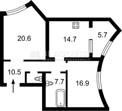 Продаж 2-кімн. квартири 80 м.кв. з гарним ремонтом. Оболонь,