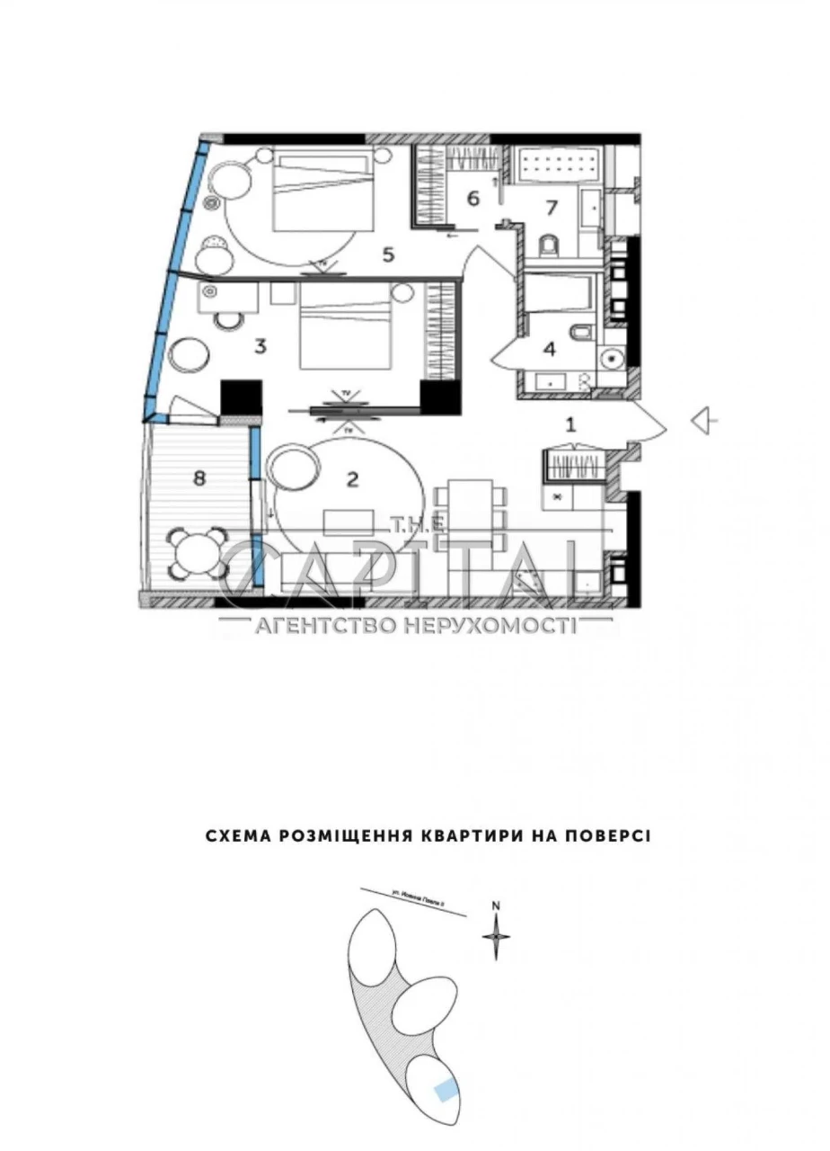 Продається квартира в комплексі TARYAN TOWERS, 12-й поверх, 3-та вежа