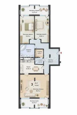 Продаж 4-кімнатного житла 178 м² | Новопечерські Липки | П