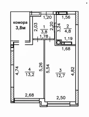 Терміновий продаж однокімнатноі 1к квартири, Ірпінь, Синергі