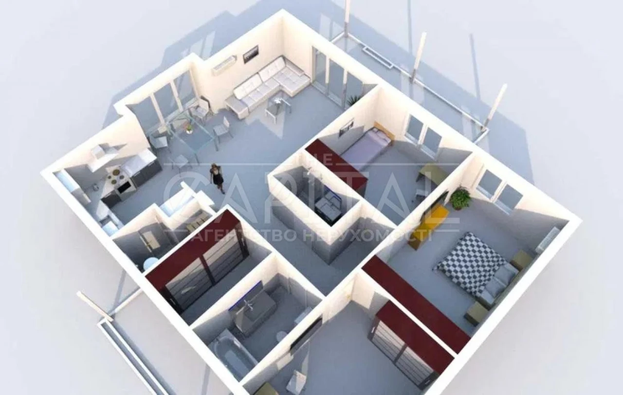 Котедж 4 кімнати, 135 м², Вишгород, своя котельня