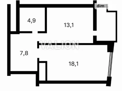 Sale of 1-room apartment 46.3 sq. m. on Knyazya Romana Mstislava Street