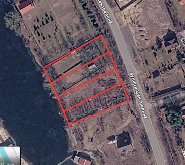 Sale of land plot with access to the Dnieper