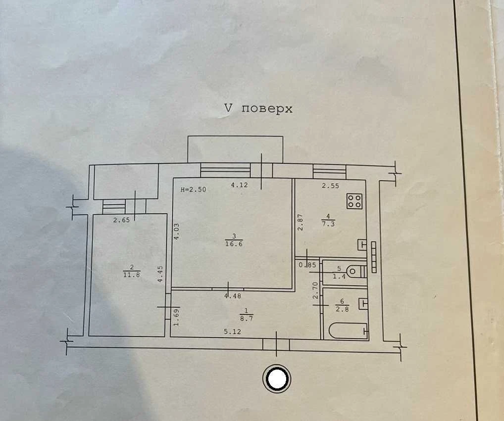 2-Room Apartment on Mahachkala Street