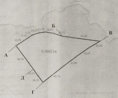 Land plot 0.5662 acres/56.62 sq. meters