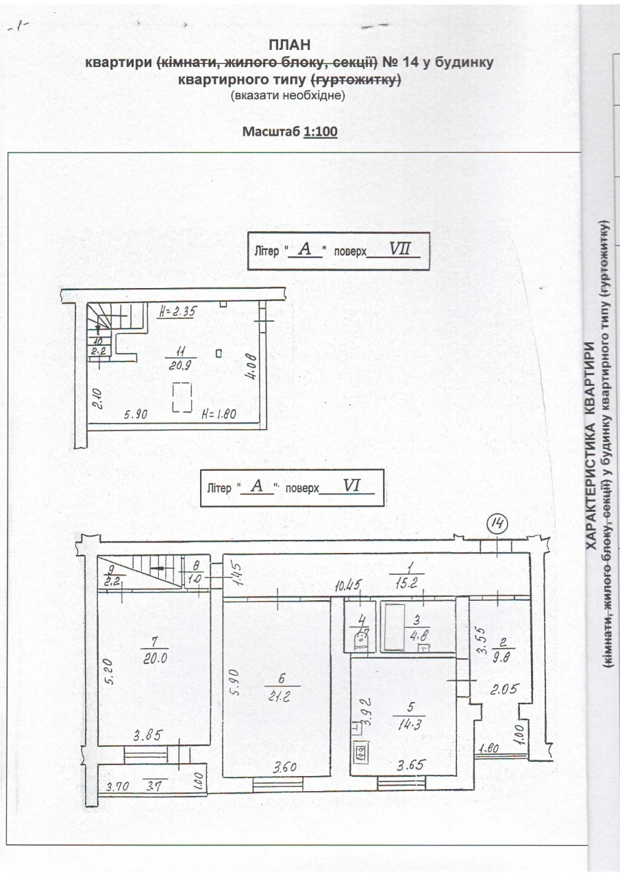 Duplex 4-bedroom apartment from owner, near "Eternal Flame".