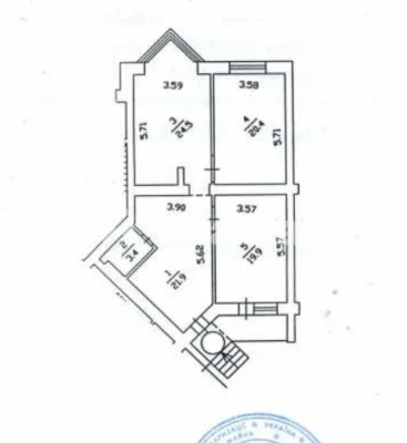 3-кімнатна квартира. Шевченківський. Нивки