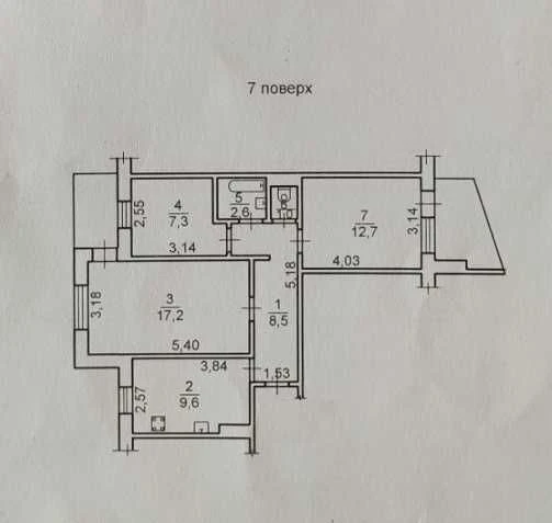 Продам 3х чешку 7/9эт. по ул. Головковской, р-н Михайловской