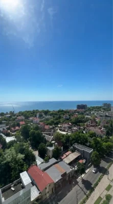 1 комнатная с Прямой Вид на Море с Евроремонтом на 16-й Ф
