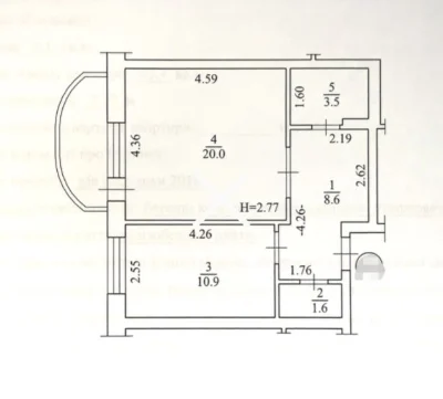 Київський Шлях, 95. Держпрограми. 46 кв.м. з ремонтом.