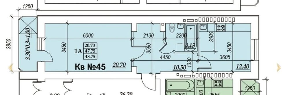 1ком квартира Новый кирпичный дом с газовым котлом Зоопарко