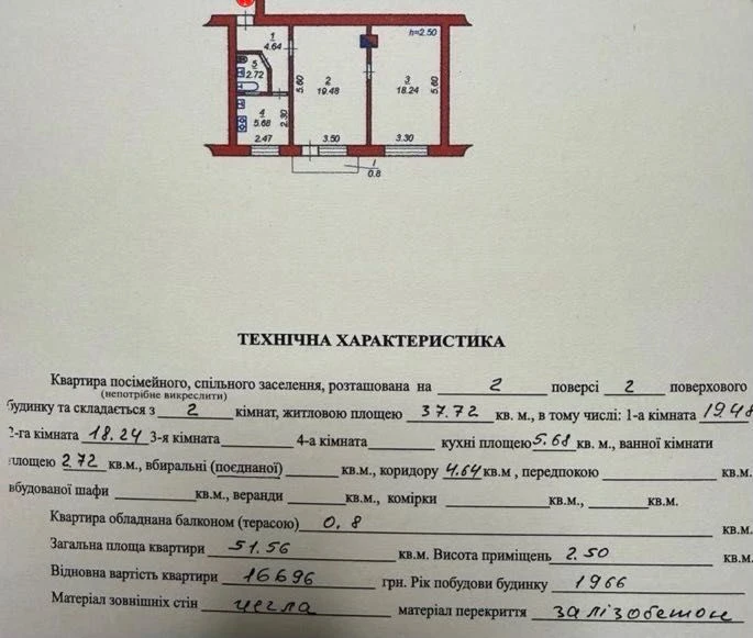 Продажа квартиры в городе Стрий