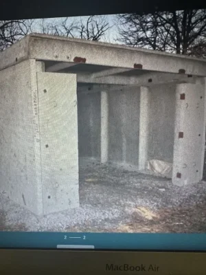 For Sale: Concrete Garage