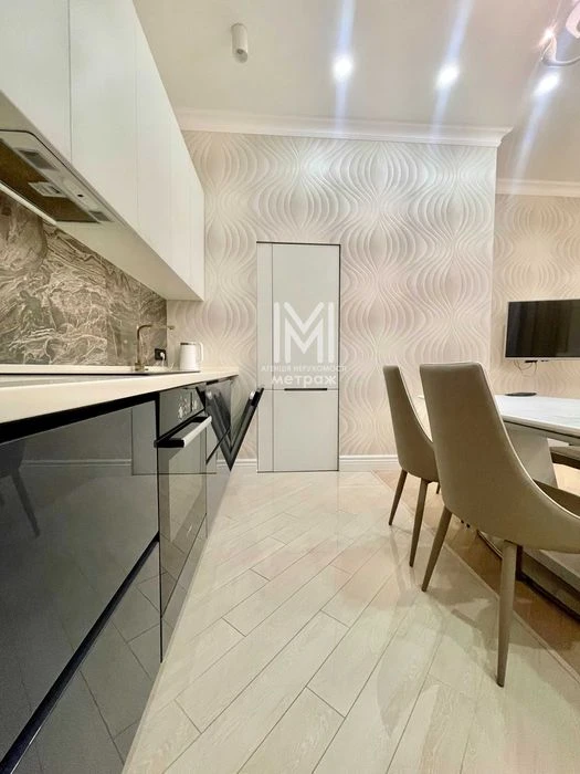 Stylish two-bedroom apartment for sale in the Lyapunov Center Shatilovka residential complex.