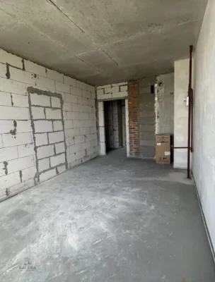 Продается 1-комнатная квартира 46,4 м² без ремонта, газовый отопление