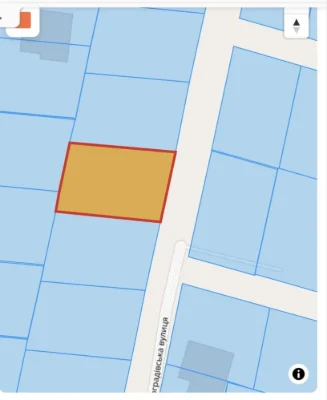 Land for sale. Area of Chervenytsia. Ideal shape