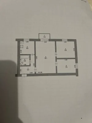 For sale: 2/3 share of an apartment
