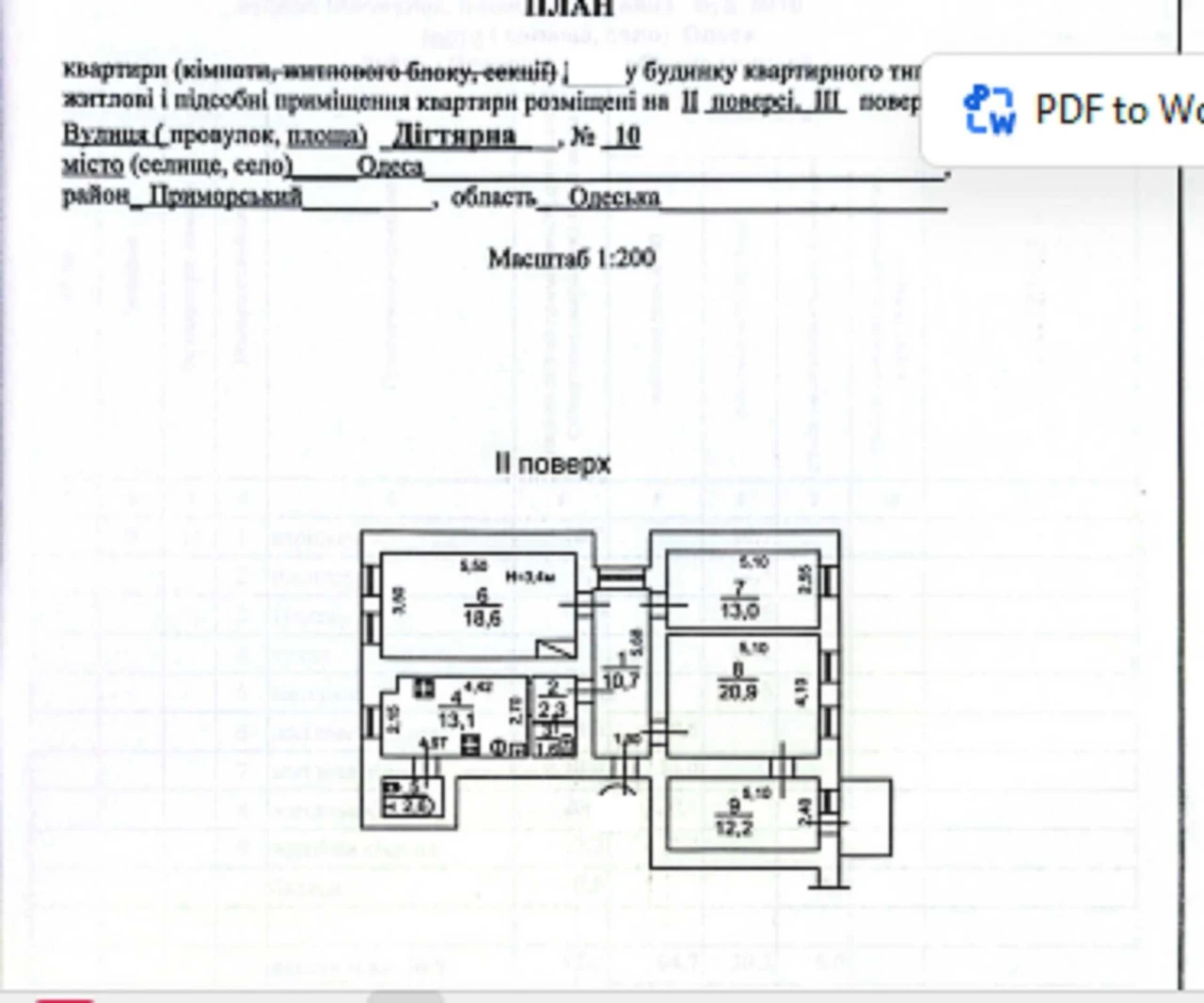 4 room apartment in the city center in a building on Degtyarnaya Street