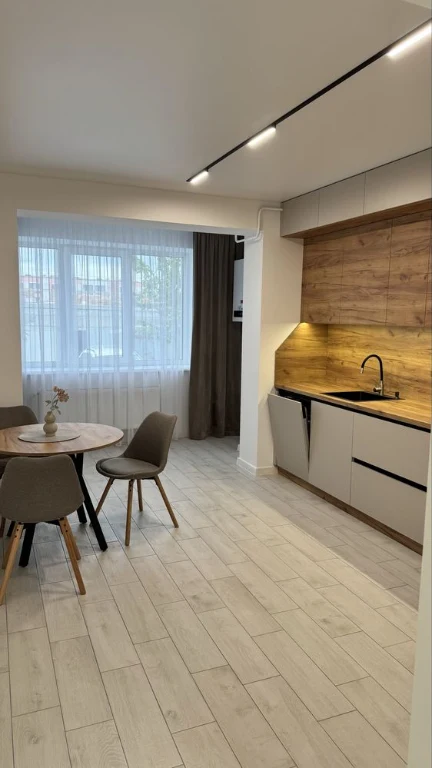 Stylish apartment in a new building with appliances and furniture