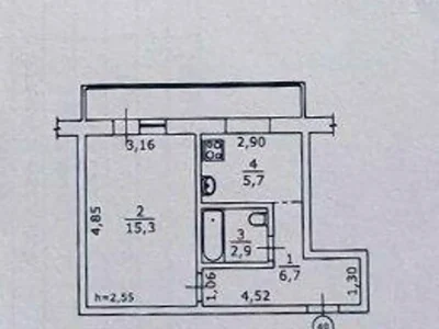 Продажа квартиры 1-комн. 34.5 м² 2/9 этажа