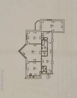 3-bedroom apartment, 111.2 sq.m