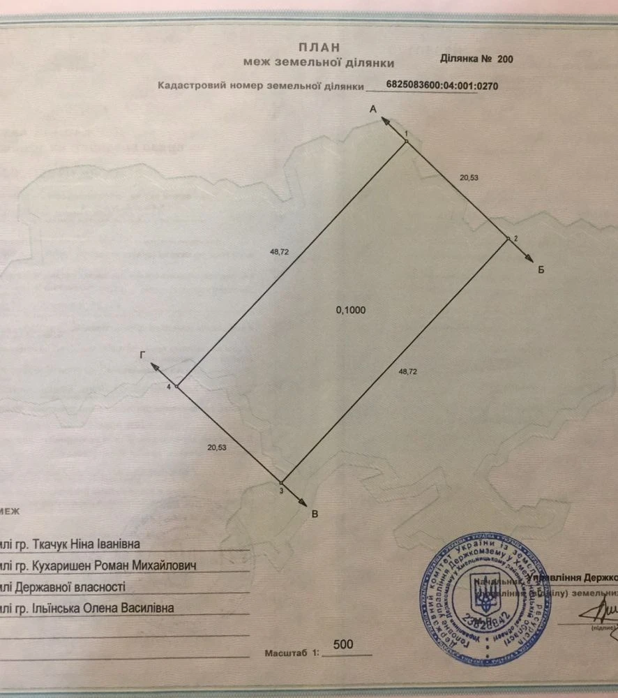 Лісові Гринівці земельна ділянка