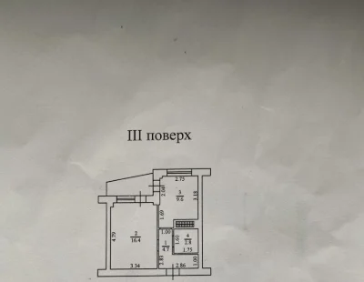 Продаем 1 комнатную на Бочарова в новом доме.