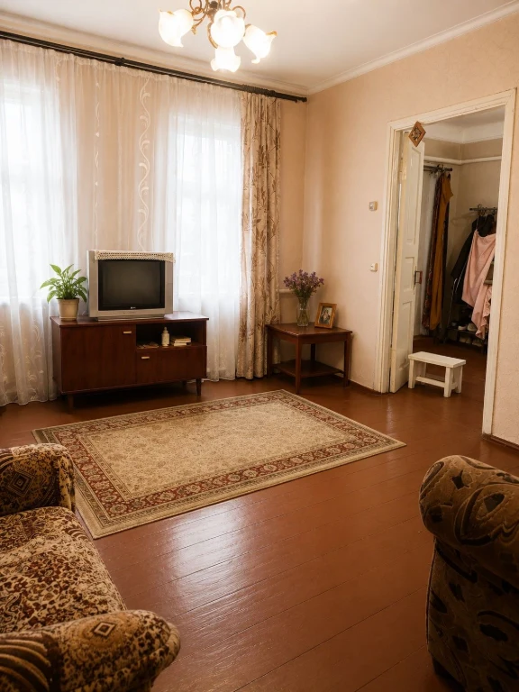 City center. Part of a house