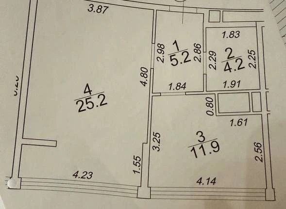 Apartment for sale! No renovation! Kamarina! View of a sports area