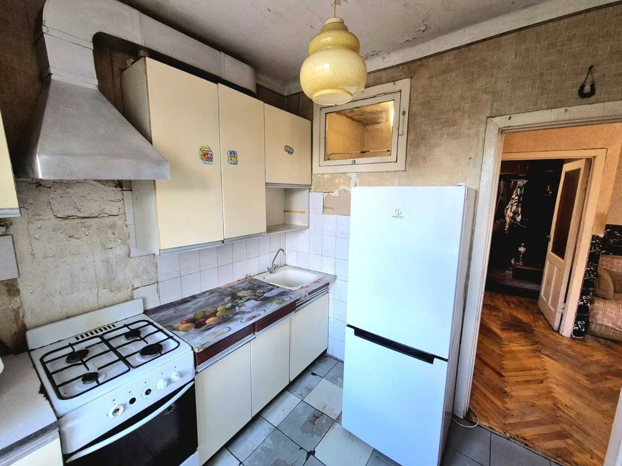 No commission. Two-room apartment on Darnytska Square. Second floor. Brick.