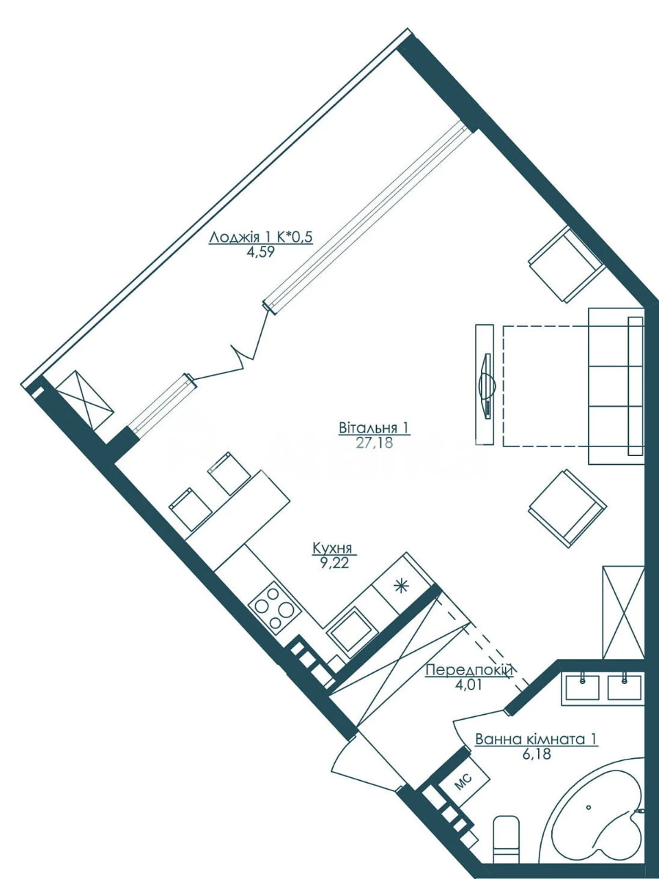 Apartment for Sale - Primorsky