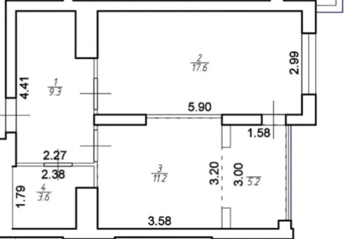 TURNKEY 1-Bedroom Apartment, 47 sq.m in the "Manhattan up" Residential Complex