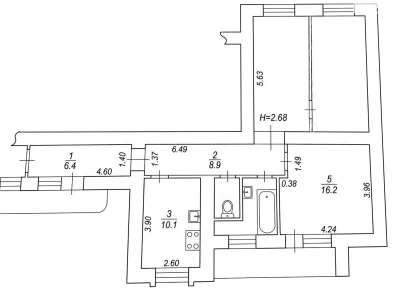 For sale Apartment 521st microdistrict