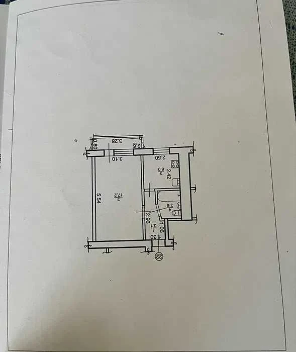 CENTRE 1-bedroom apartment in a residential state on Northern Street