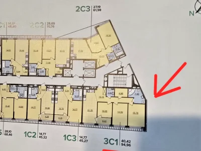 Продаж 3-кімнатної квартири 95 м² на 2 поверсі