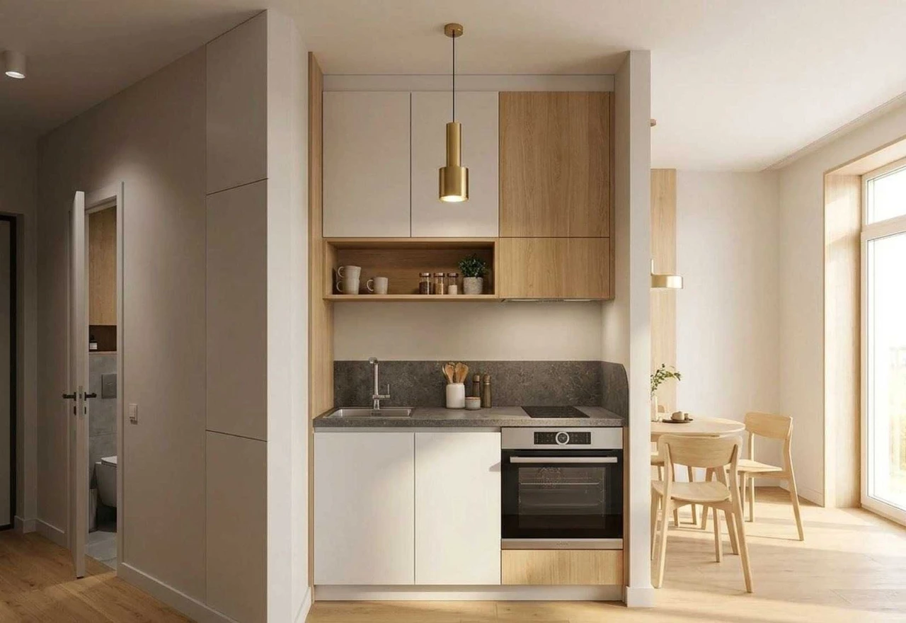 1-room apartment 33 m² in Poznky: installment 12 months without prepayment