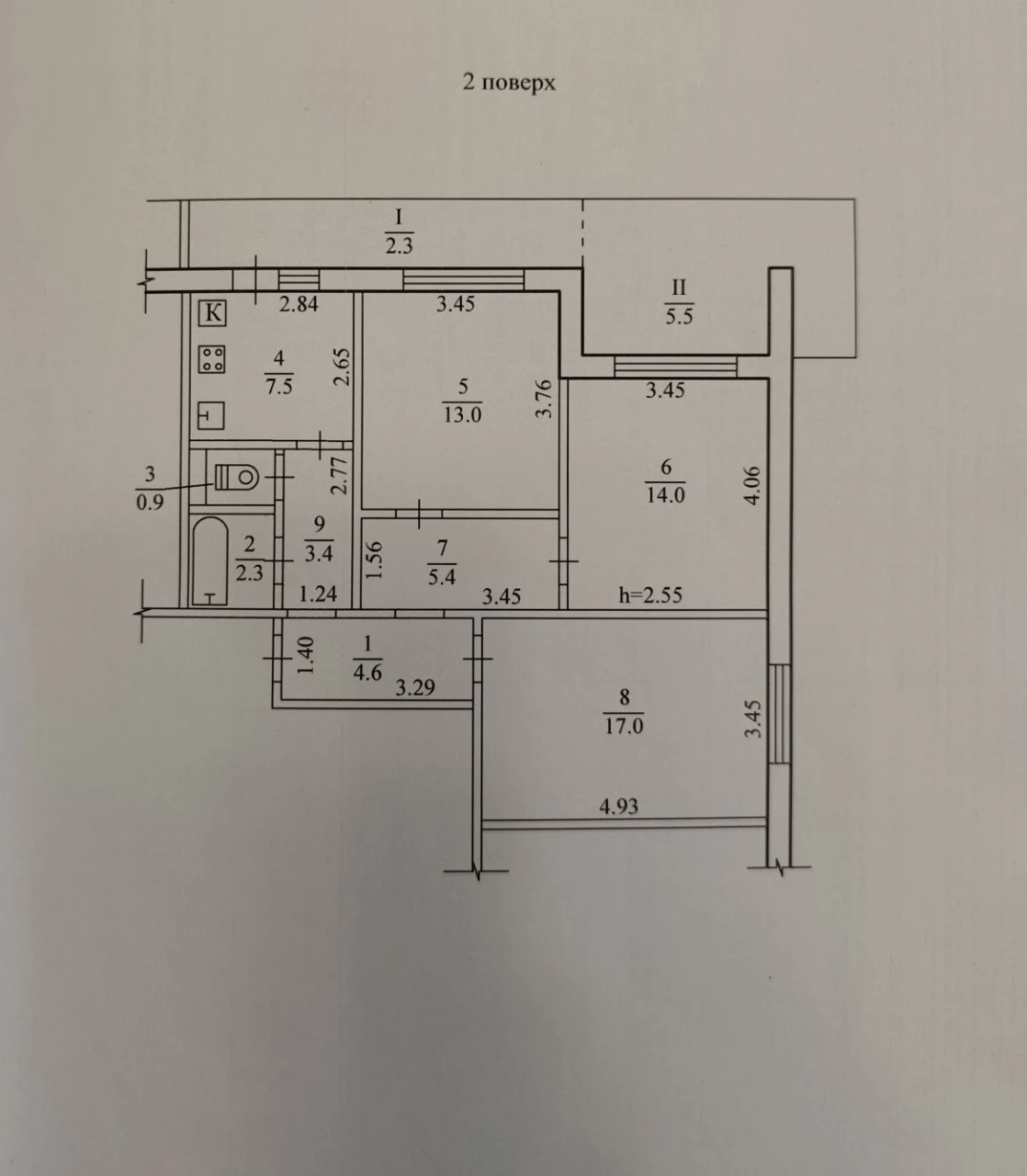 Продається 3-кімнатна квартира, Тополь-3, Дніпро