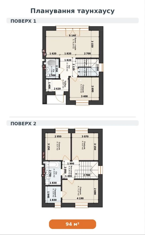 Sale of townhouse near Central Park in Irpin